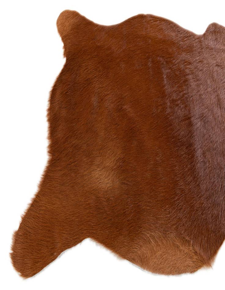 Detail image of 2' 2 x 2' 11 Cowhide Leather Rug