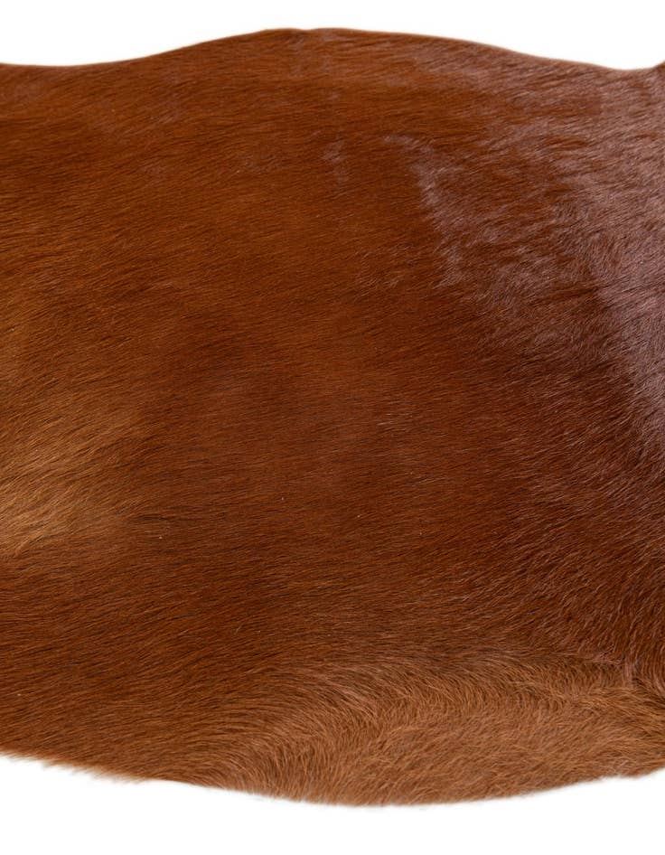 Detail image of 2' 2 x 2' 11 Cowhide Leather Rug