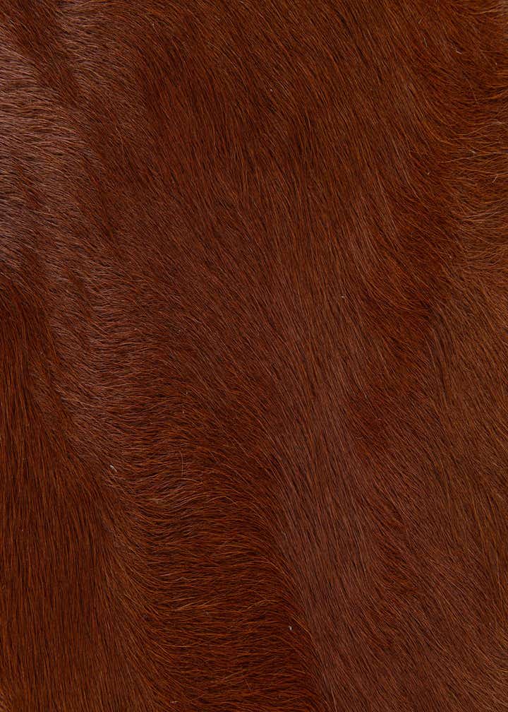 2' 2 x 2' 11 Cowhide Leather Rug