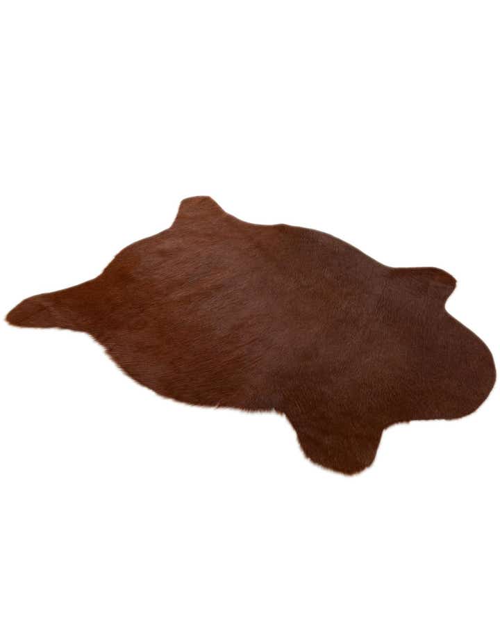 2' 2 x 2' 11 Cowhide Leather Rug