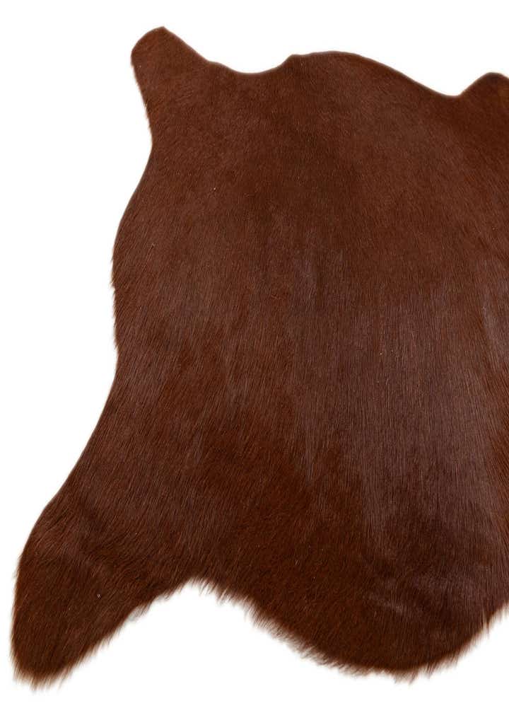 2' 2 x 2' 11 Cowhide Leather Rug