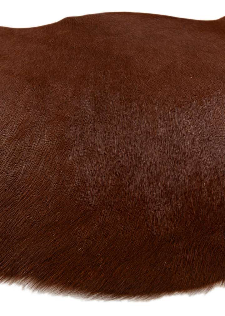 2' 2 x 2' 11 Cowhide Leather Rug