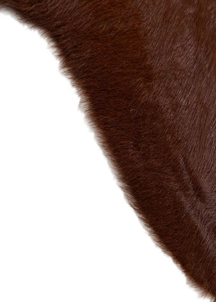 2' 2 x 2' 11 Cowhide Leather Rug