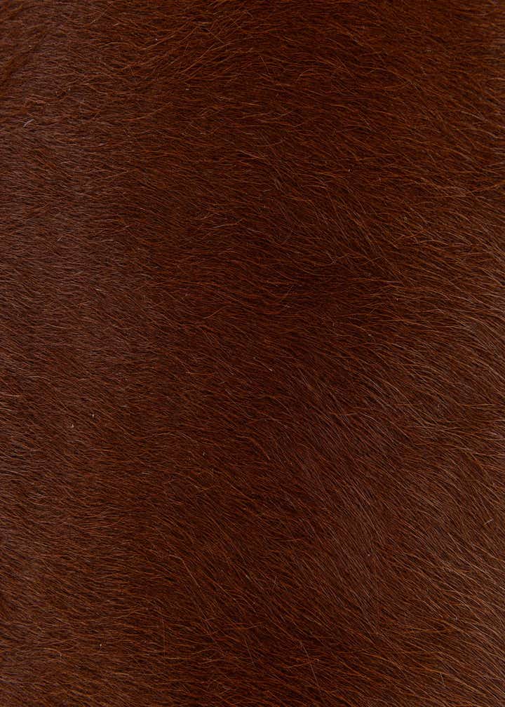 2' 2 x 2' 11 Cowhide Leather Rug