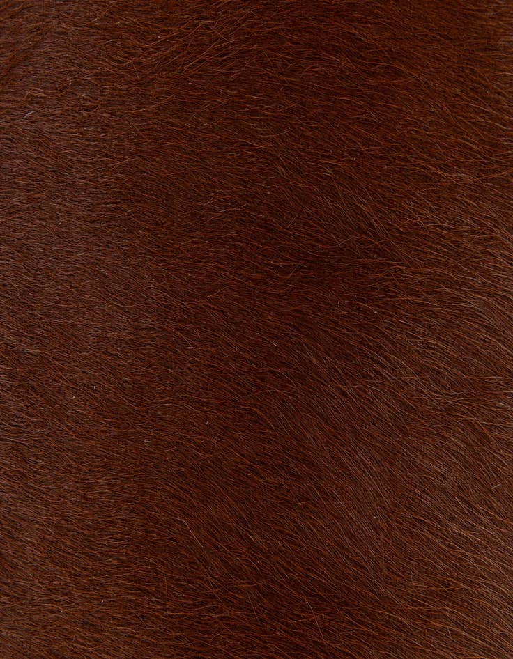 Detail image of 2' 2 x 2' 11 Cowhide Leather Rug