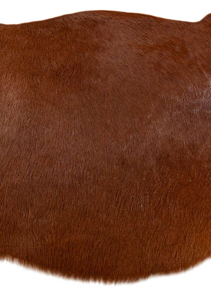 2' 2 x 2' 11 Cowhide Leather Rug