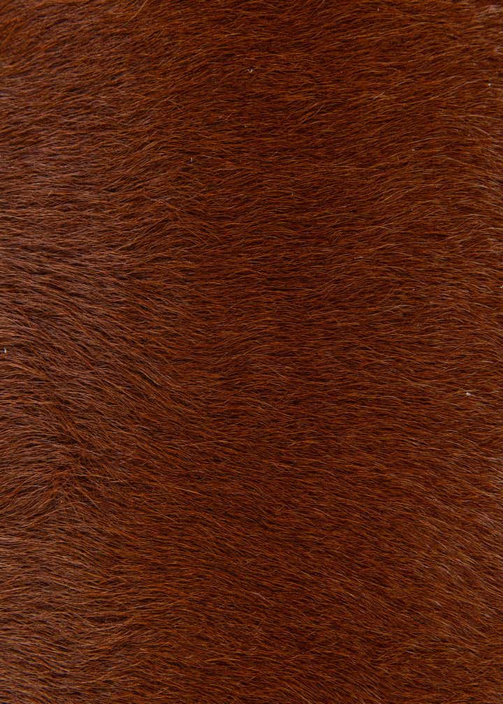 2' 2 x 2' 11 Cowhide Leather Rug