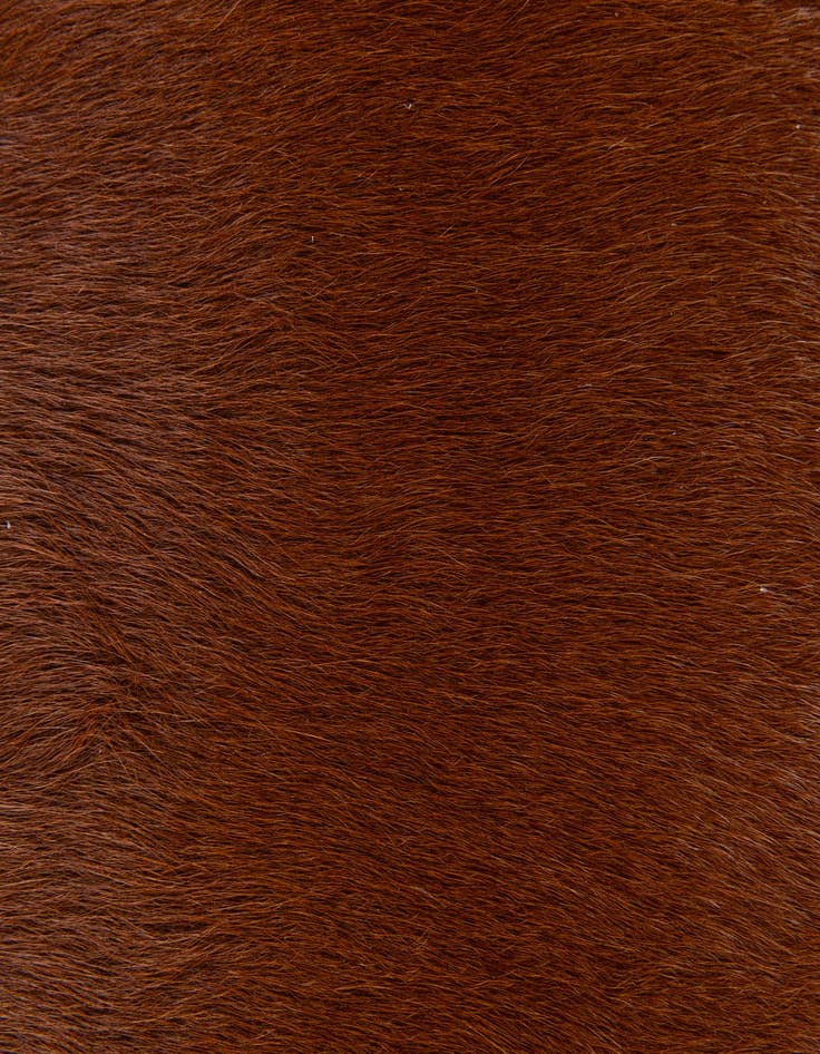 Detail image of 2' 2 x 2' 11 Cowhide Leather Rug