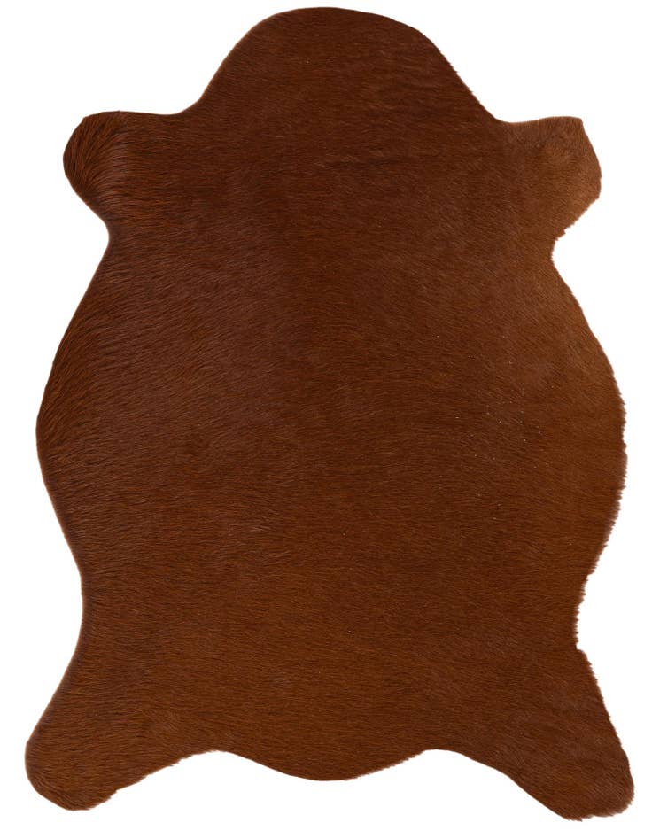 Detail image of 2' 2 x 2' 11 Cowhide Leather Rug