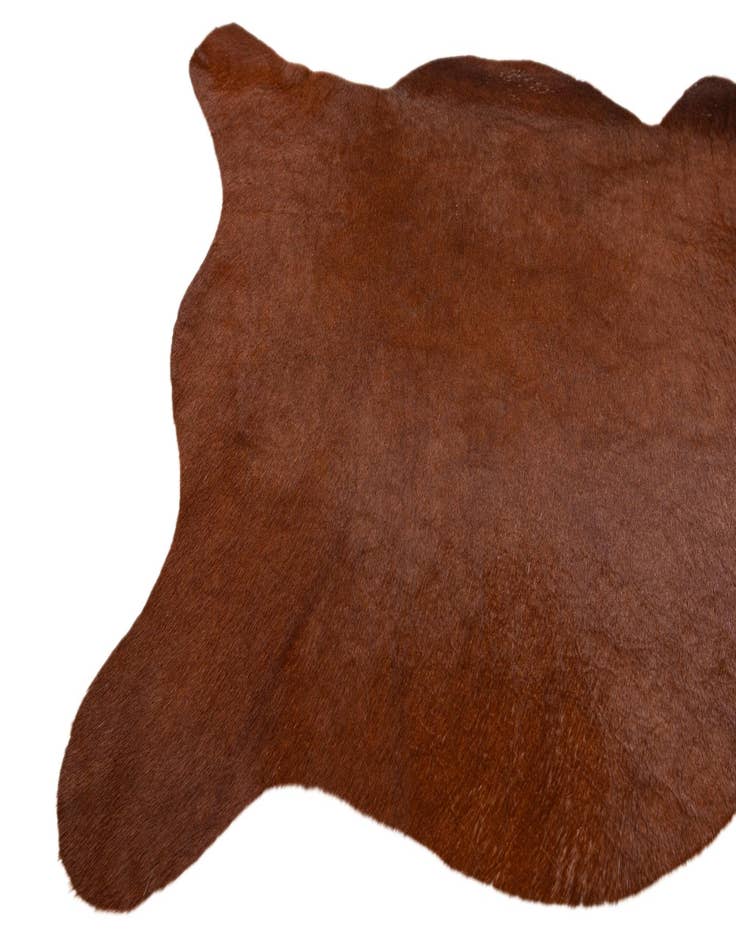 Detail image of 2' 2 x 2' 11 Cowhide Leather Rug