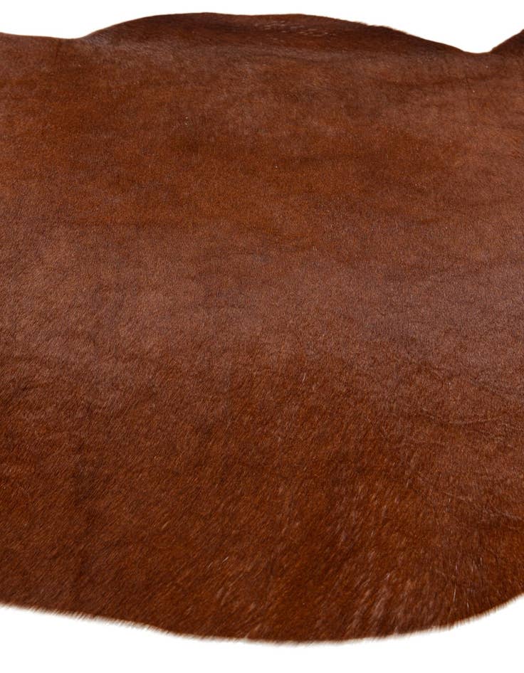 Detail image of 2' 2 x 2' 11 Cowhide Leather Rug