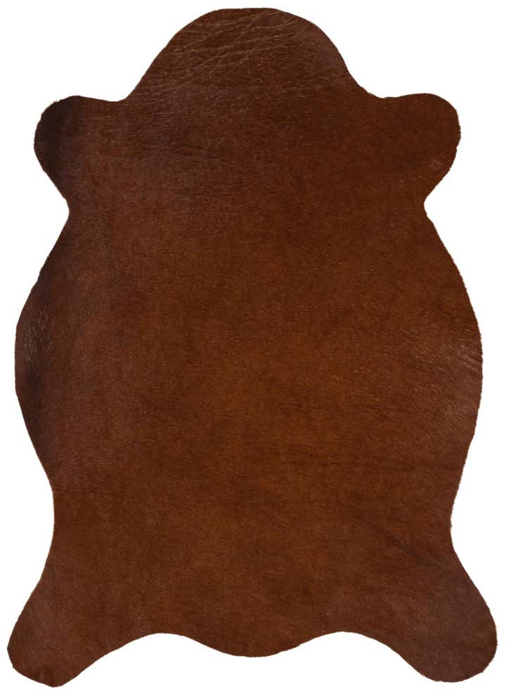 2' 2 x 2' 11 Cowhide Leather Rug