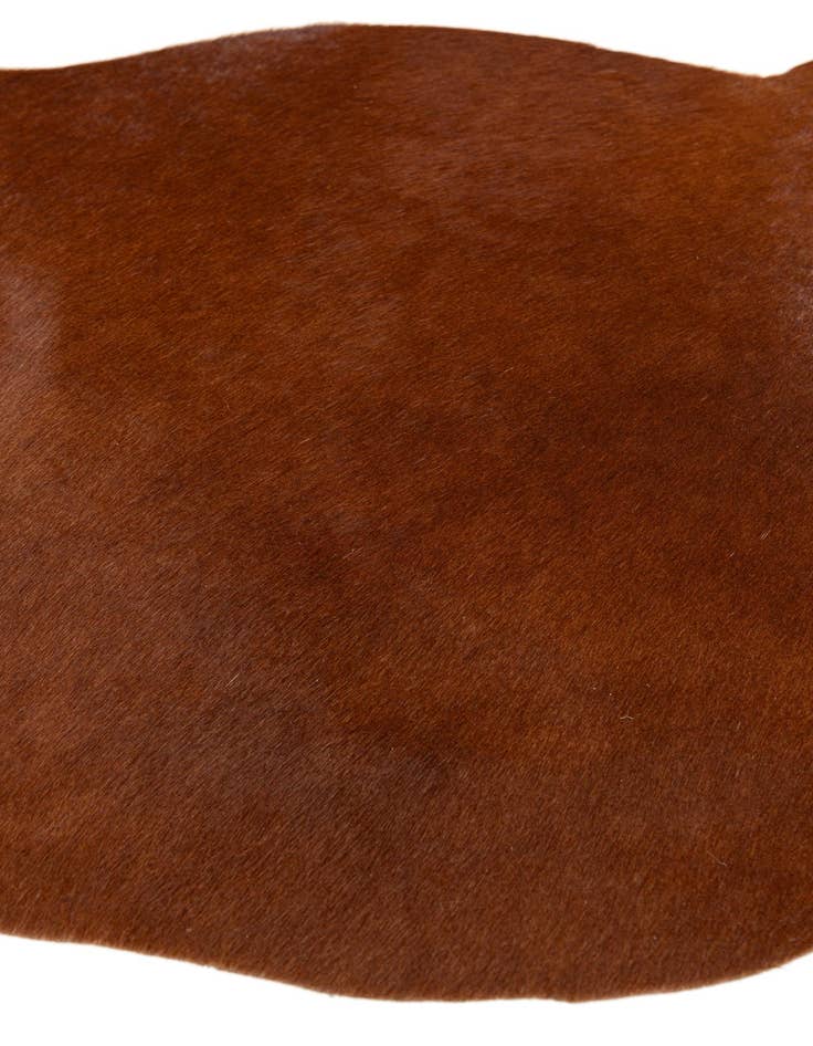Detail image of 2' 2 x 2' 11 Cowhide Leather Rug