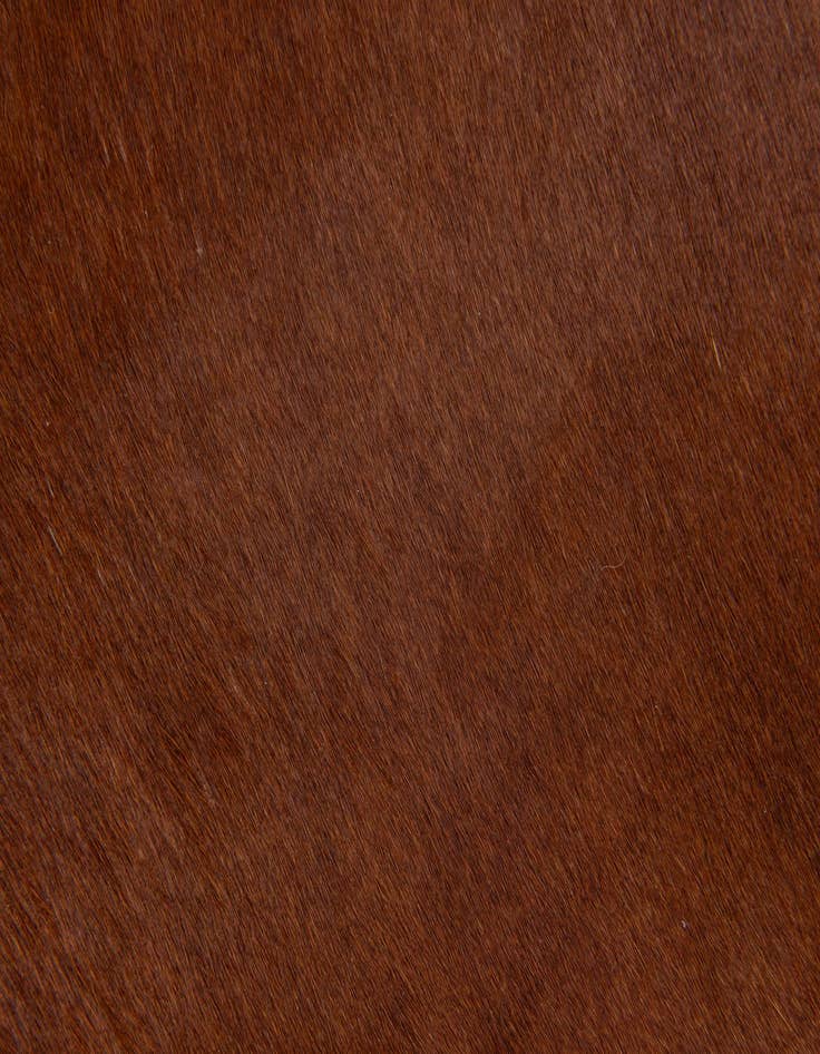 Detail image of 2' 2 x 2' 11 Cowhide Leather Rug
