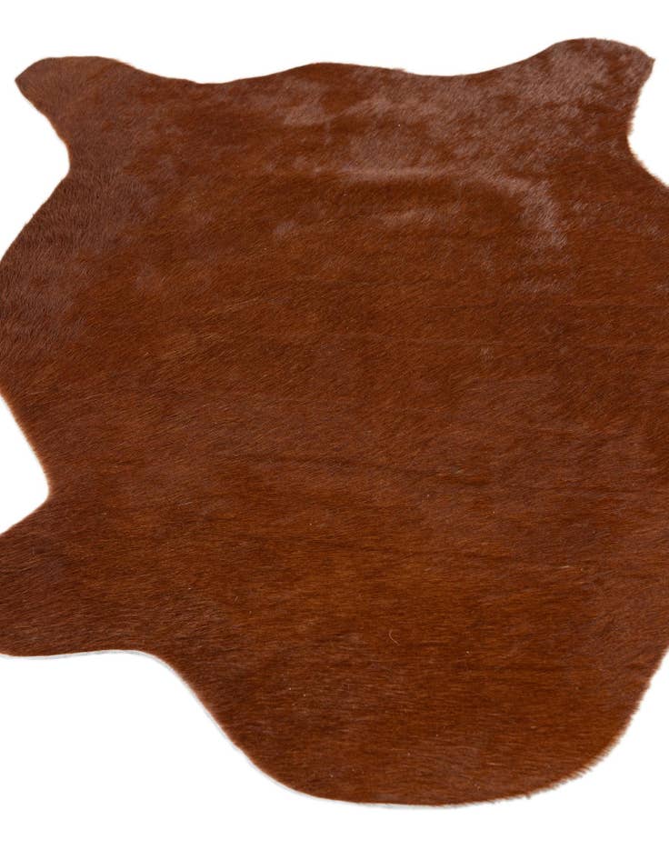 Detail image of 2' 2 x 2' 11 Cowhide Leather Rug
