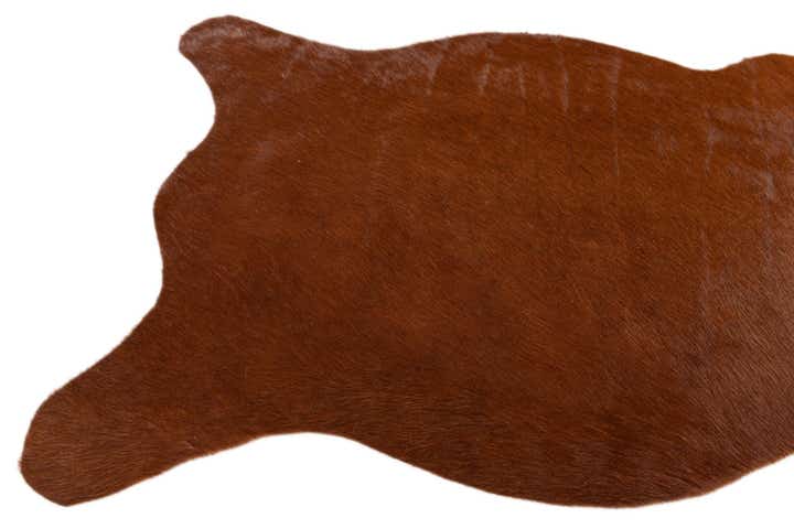 2' 2 x 2' 11 Cowhide Leather Rug