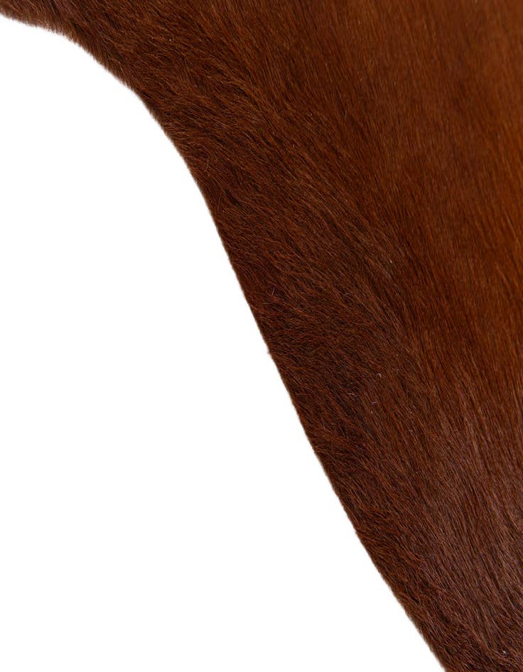 Detail image of 2' 2 x 2' 11 Cowhide Leather Rug