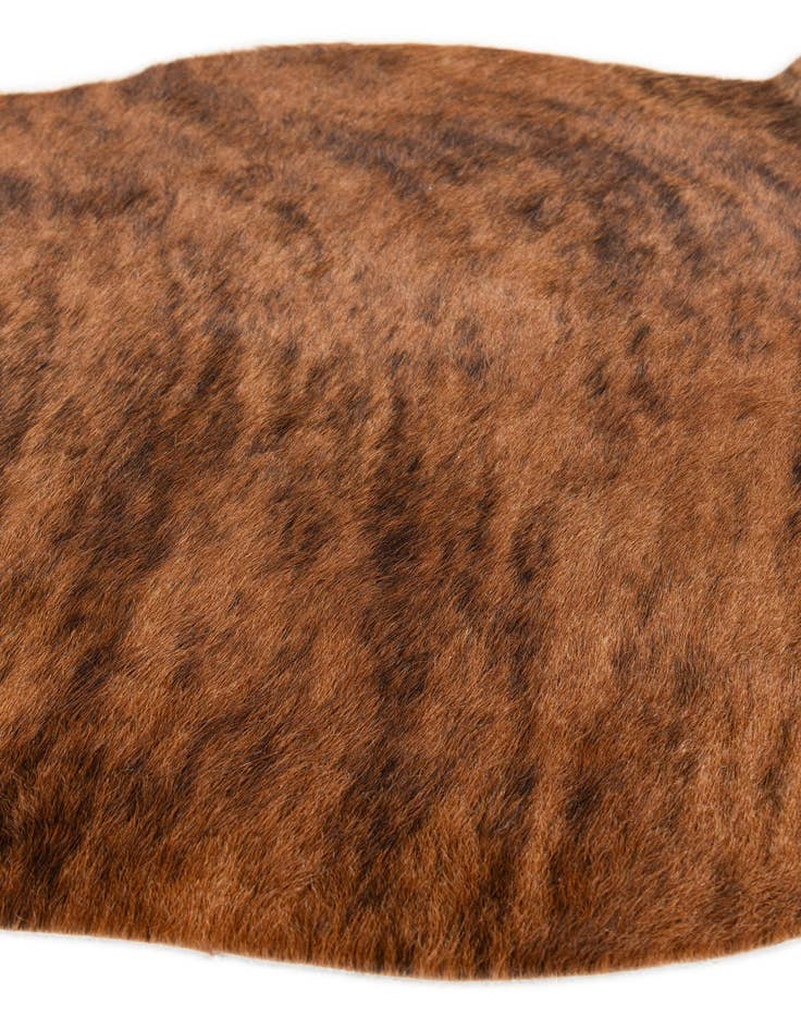 Detail image of 2' 2 x 2' 11 Cowhide Leather Rug