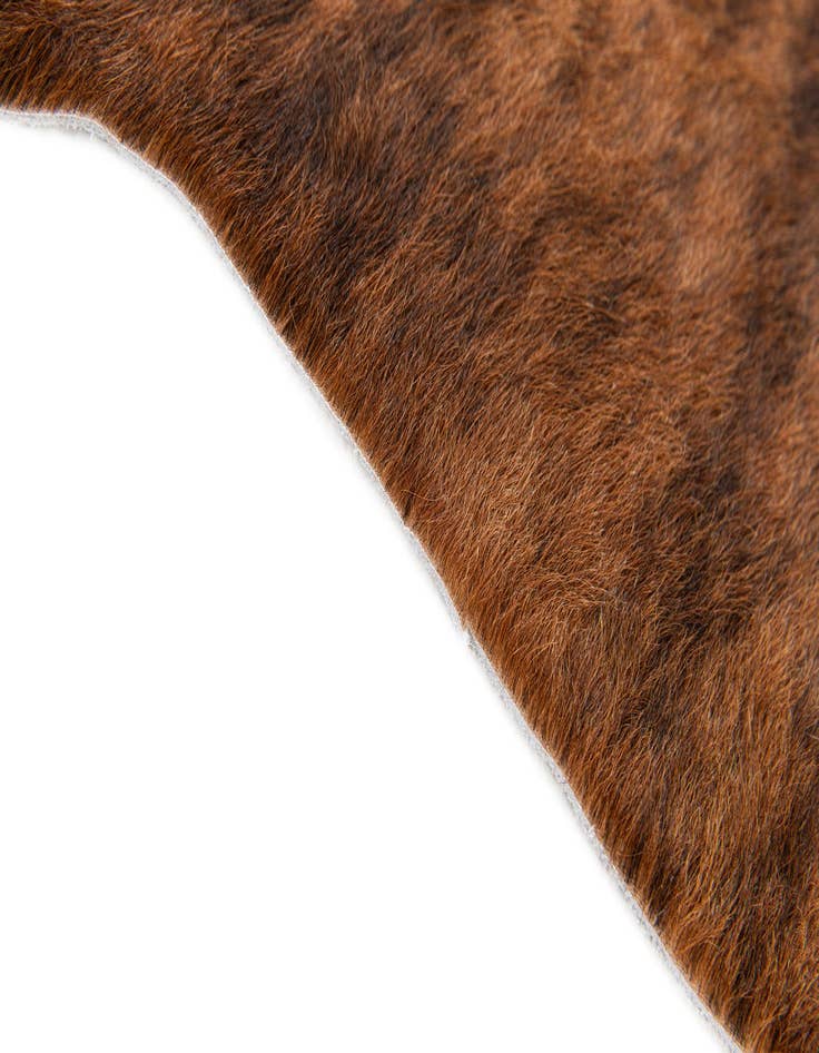 Detail image of 2' 2 x 2' 11 Cowhide Leather Rug