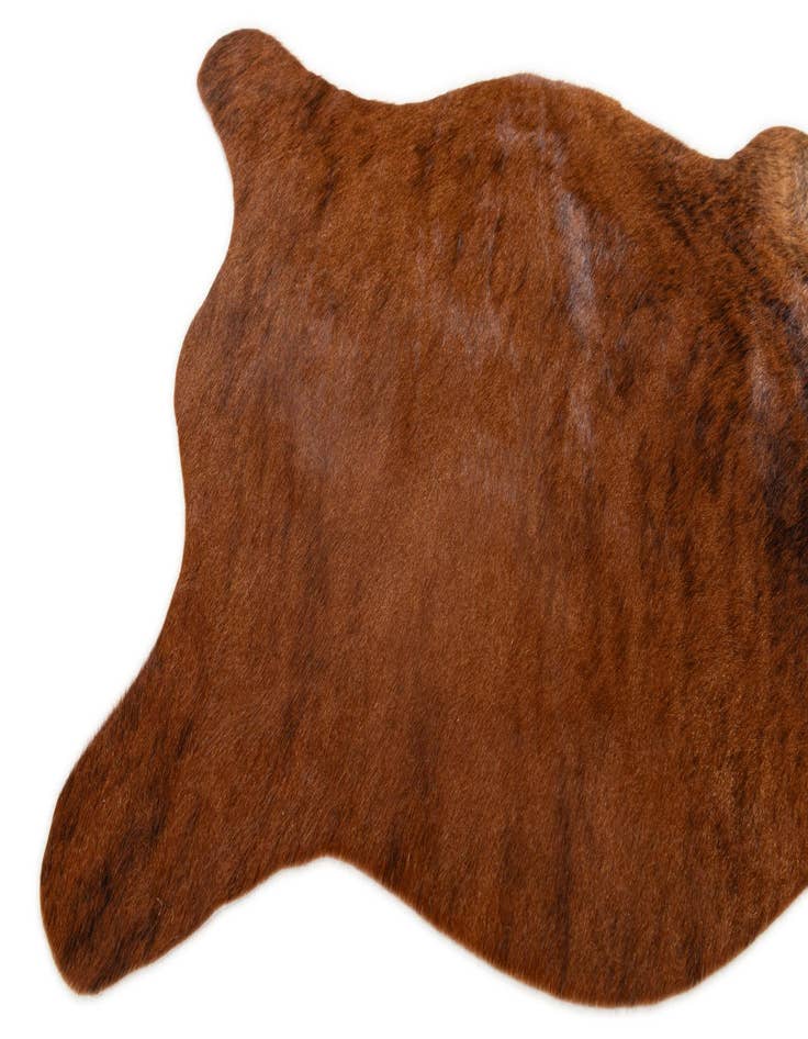Detail image of 2' 2 x 2' 11 Cowhide Leather Rug
