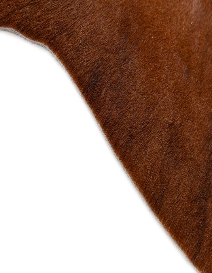 Detail image of 2' 2 x 2' 11 Cowhide Leather Rug