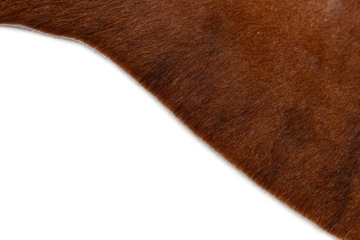 Detail image of 2' 2 x 2' 11 Cowhide Leather Rug