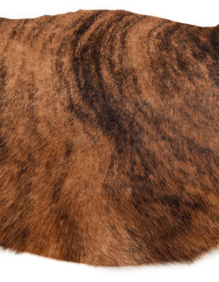 Detail image of 2' 2 x 2' 11 Cowhide Leather Rug