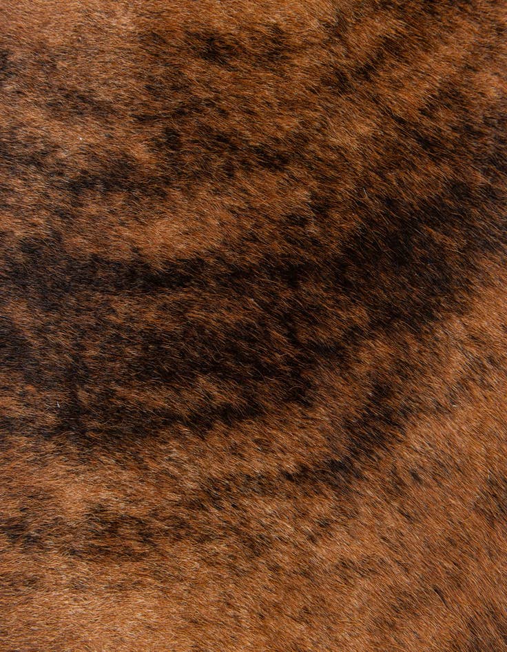 Detail image of 2' 2 x 2' 11 Cowhide Leather Rug
