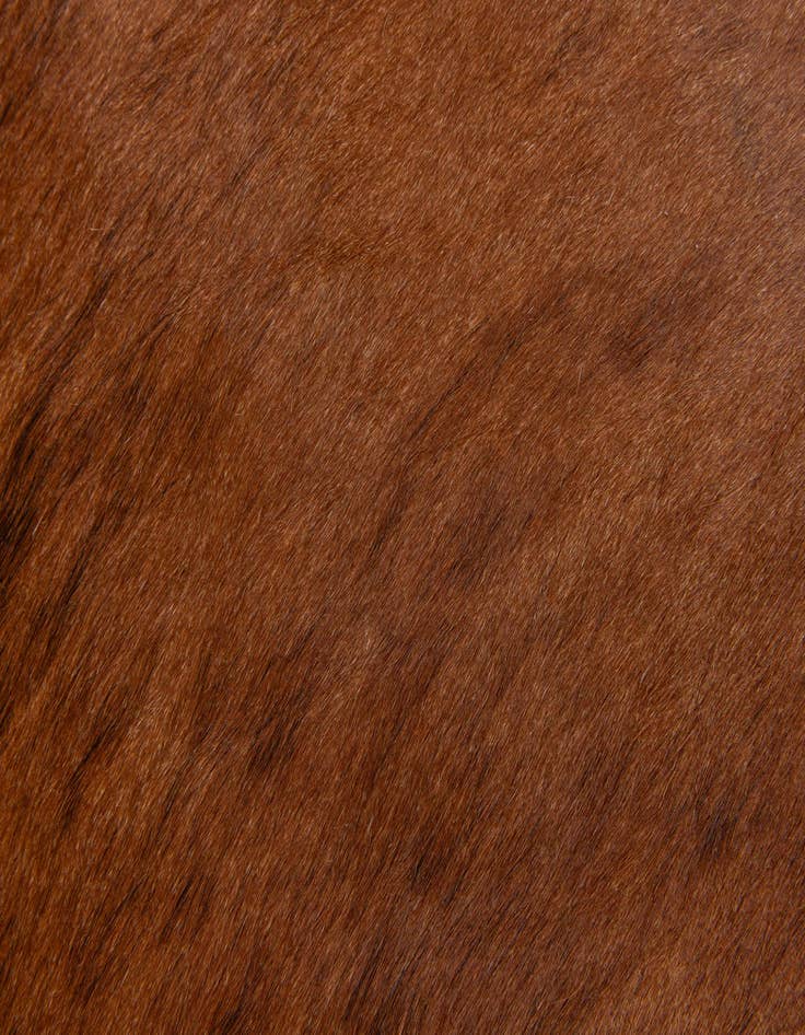 Detail image of 2' 2 x 2' 11 Cowhide Leather Rug
