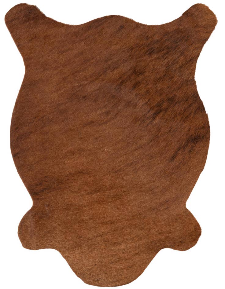 Detail image of 2' 2 x 2' 11 Cowhide Leather Rug