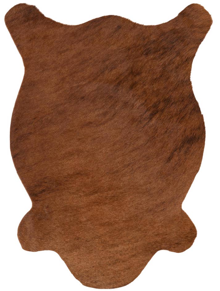 Detail image of 2' 2 x 2' 11 Cowhide Leather Rug