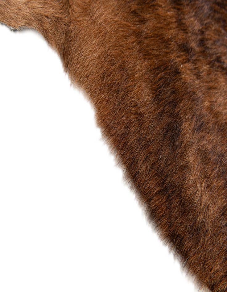 Detail image of 2' 2 x 2' 11 Cowhide Leather Rug