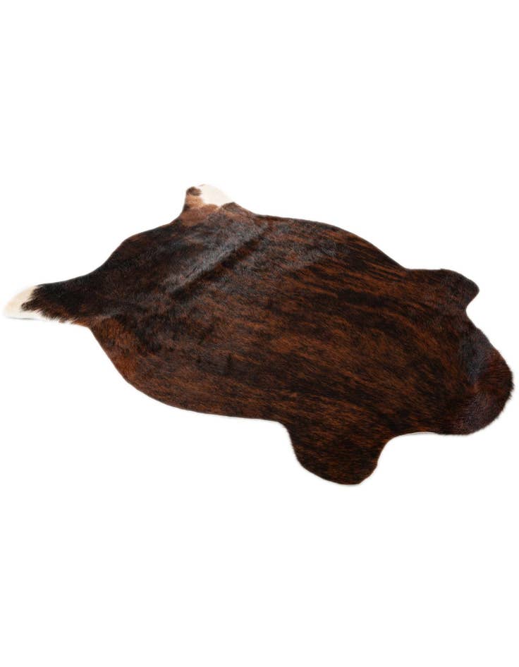 Detail image of 2' 2 x 2' 11 Cowhide Leather Rug