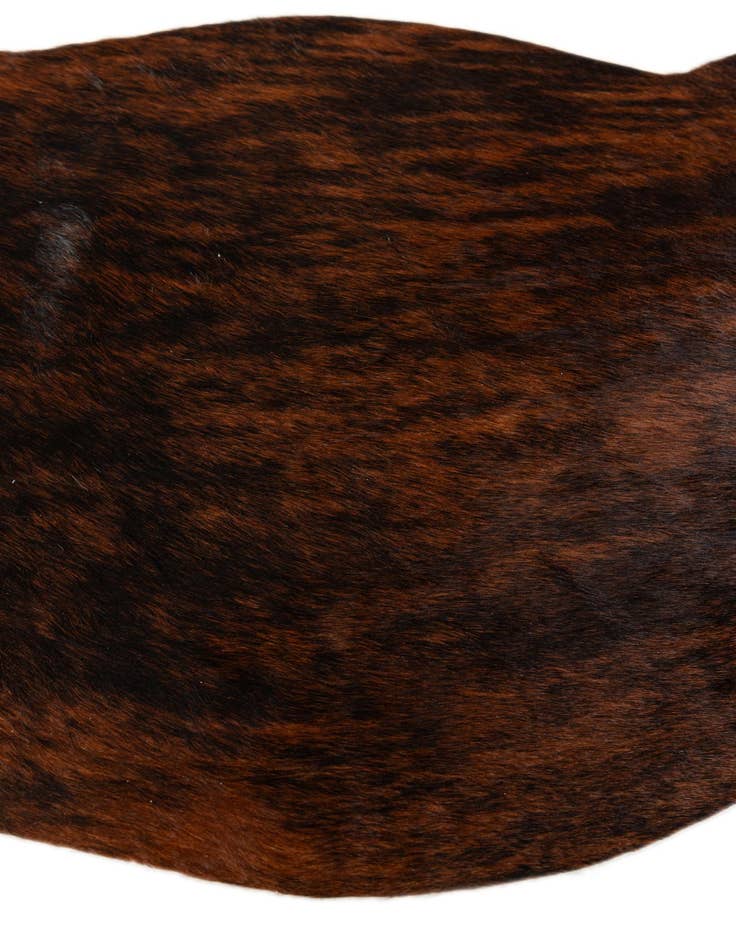 Detail image of 2' 2 x 2' 11 Cowhide Leather Rug