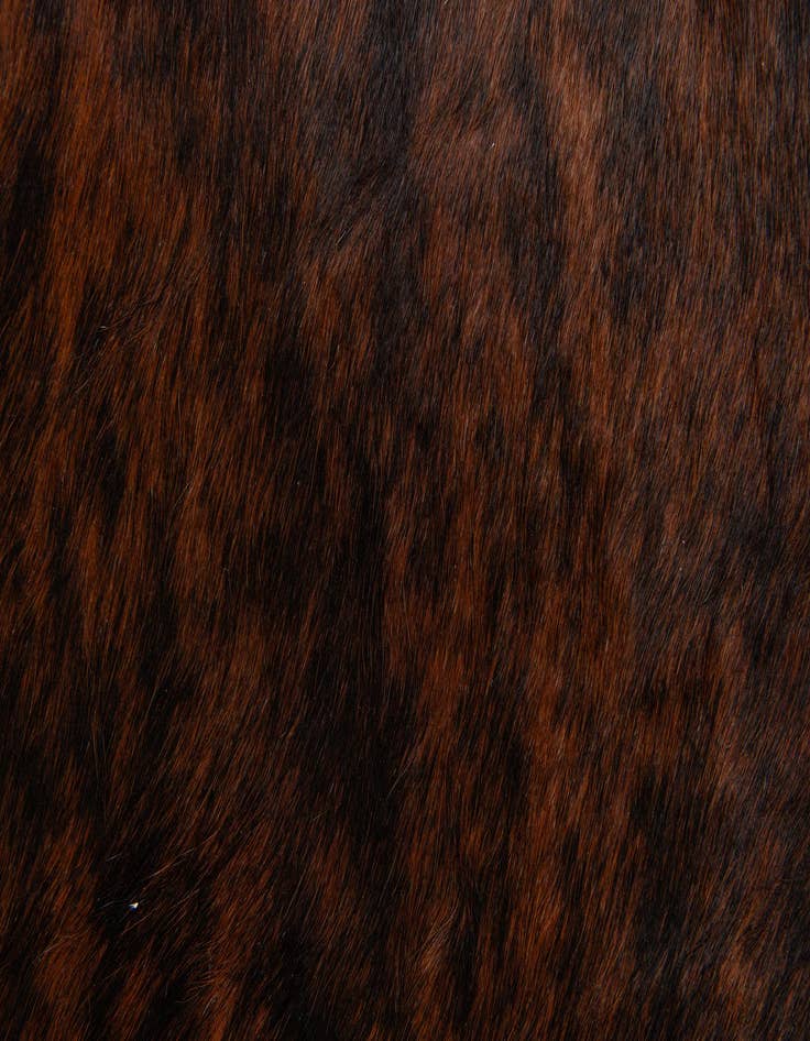 Detail image of 2' 2 x 2' 11 Cowhide Leather Rug