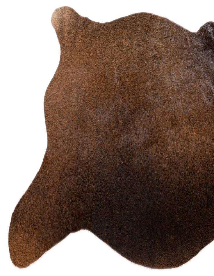 Detail image of 2' 2 x 2' 11 Cowhide Leather Rug