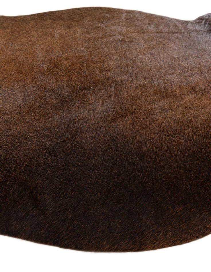 Detail image of 2' 2 x 2' 11 Cowhide Leather Rug