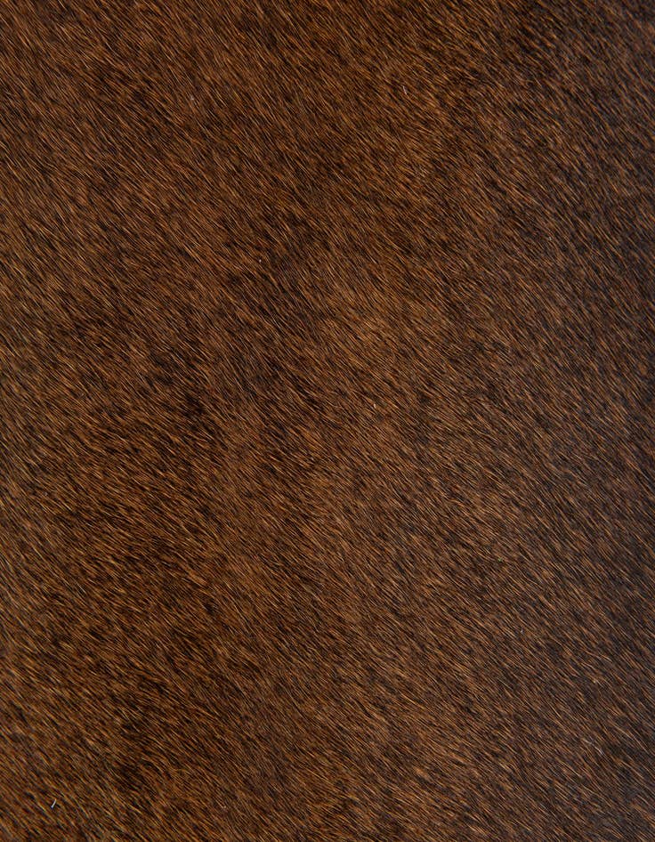 Detail image of 2' 2 x 2' 11 Cowhide Leather Rug