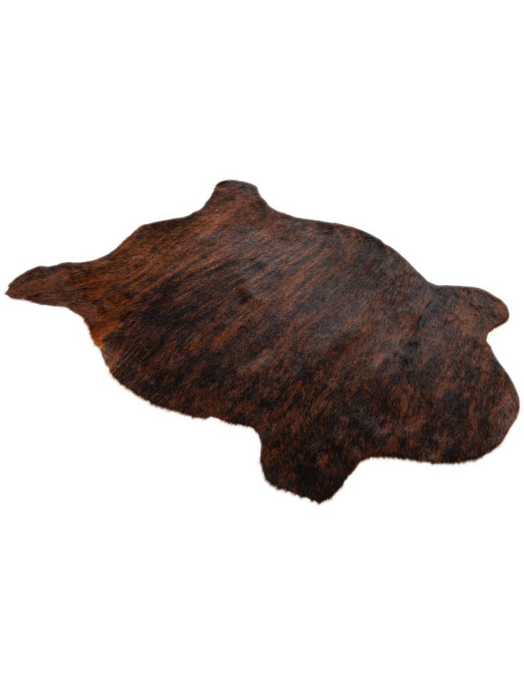 Detail image of 2' 2 x 2' 11 Cowhide Leather Rug