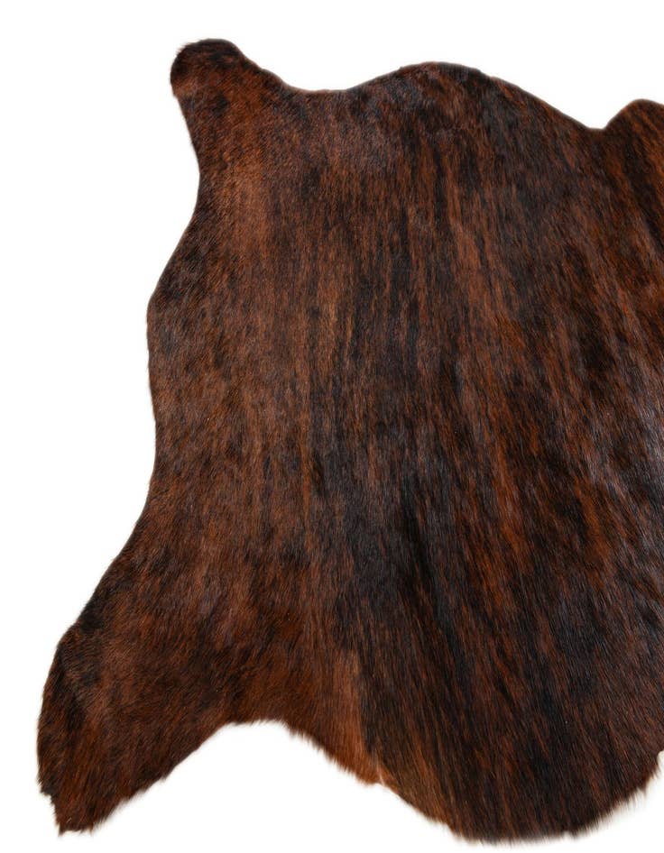 Detail image of 2' 2 x 2' 11 Cowhide Leather Rug