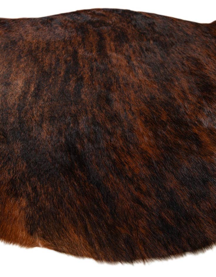 Detail image of 2' 2 x 2' 11 Cowhide Leather Rug