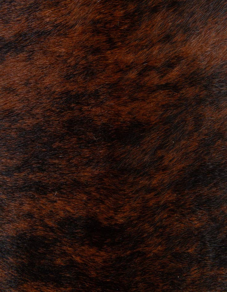 Detail image of 2' 2 x 2' 11 Cowhide Leather Rug