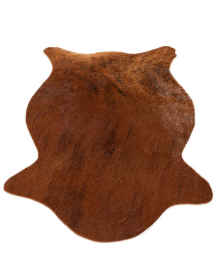 Detail image of 1' 8 x 2' 6 Cowhide Leather Rug