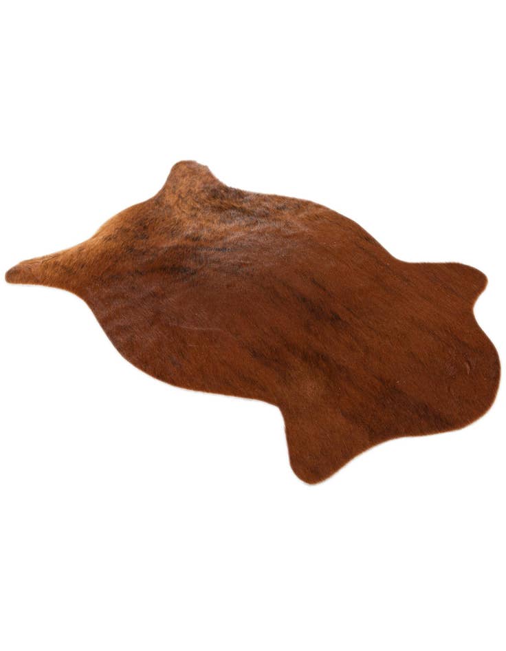 Detail image of 1' 8 x 2' 6 Cowhide Leather Rug