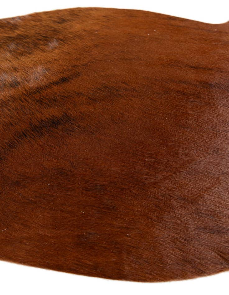 Detail image of 1' 8 x 2' 6 Cowhide Leather Rug