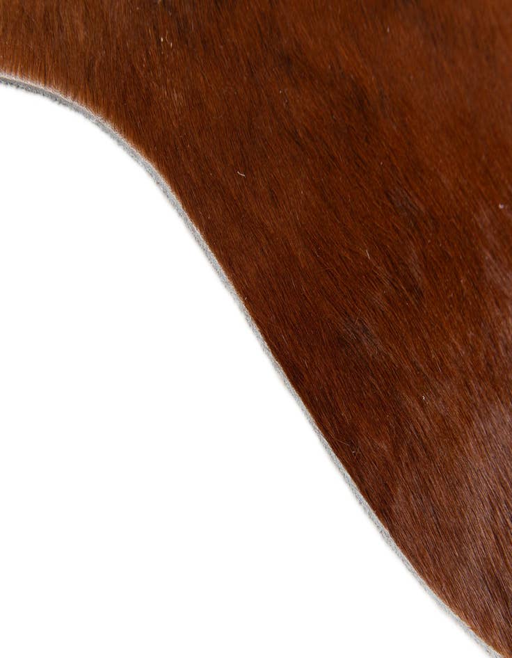 Detail image of 1' 8 x 2' 6 Cowhide Leather Rug