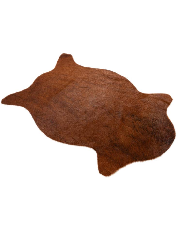 Detail image of 1' 8 x 2' 6 Cowhide Leather Rug