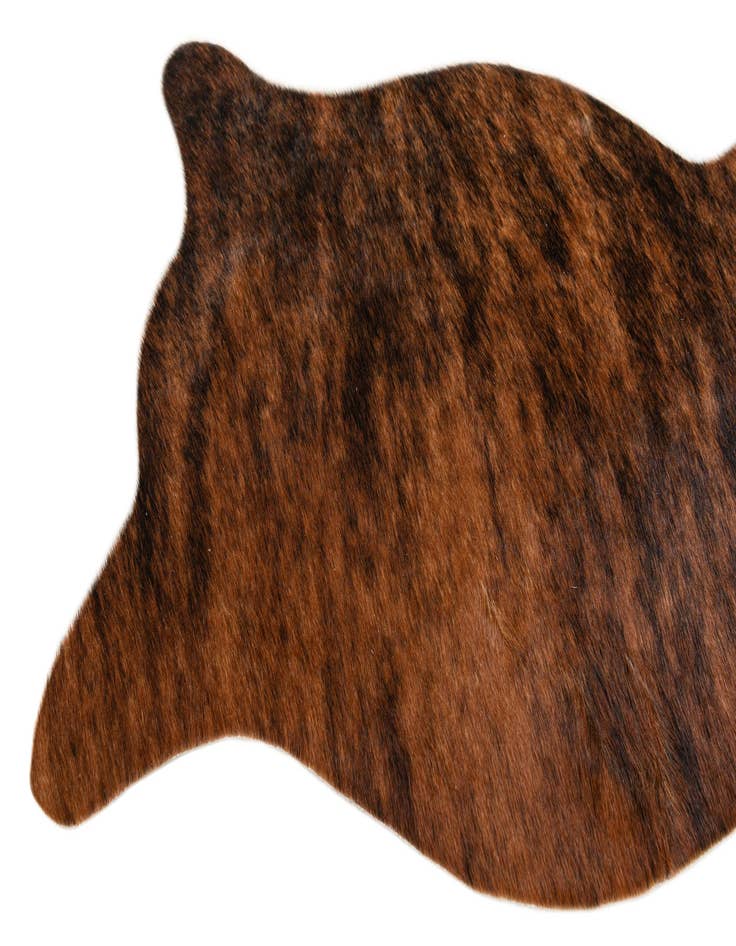 Detail image of 1' 7 x 2' 6 Cowhide Leather Rug