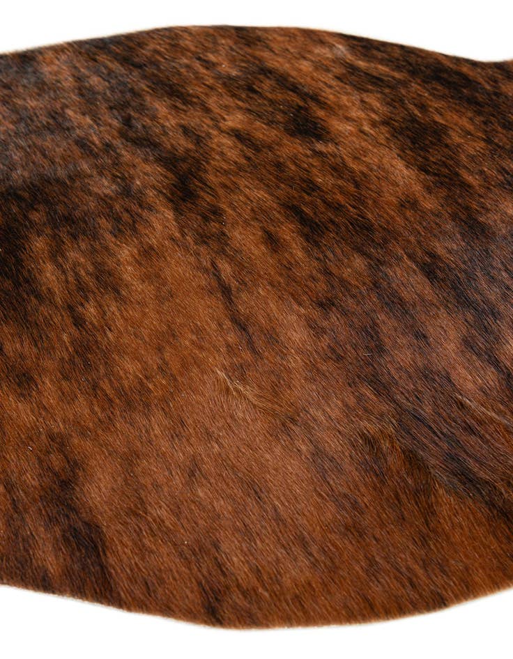 Detail image of 1' 7 x 2' 6 Cowhide Leather Rug