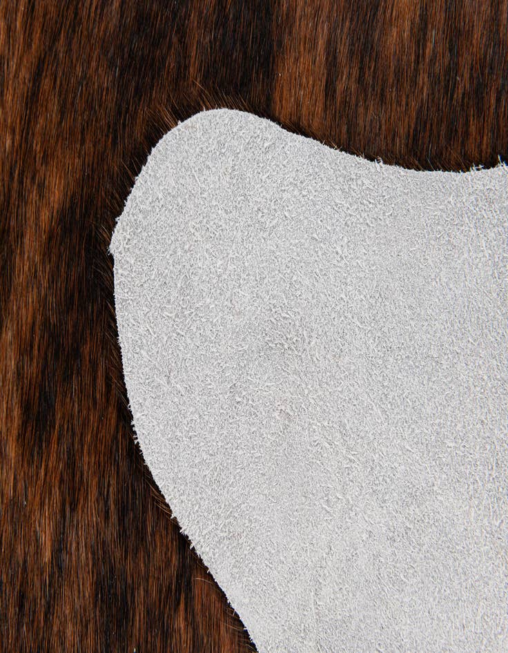Detail image of 1' 7 x 2' 6 Cowhide Leather Rug